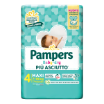 PAMPERS BABY DRY TG.4 (7-18 KG) DA 17  PANNOLINI