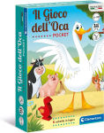Clementoni dell'Oca-Pocket-mazzo, carte bambini, tavolo, gioco di società per tutta la famiglia, 2-6 giocatori, 6 anni+