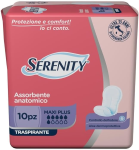 SERENITY ASSORBENTI MAXI PLUS DA 10 PZ