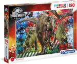 Clementoni Puzzle Jurassic World  Park 180 Pezzi, Bambini 7 Anni+