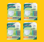 4 PACCHI SOFFISOF AIR DRY PANTS DISCREET NORMAL TG. L  X7