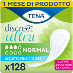 8 PZ DI TENA DISCREET ULTRA NORMAL DA 16 (128 PZ)