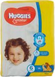 HUGGIES UNISTAR PANNOLINI N6 KG 15-30 14 PZ 