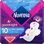 NUVENIA GOODNIGHT ASSORBENTI CON ALI ULTRA SOTTILE NOTTE X10