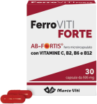 FERRO VITI FORTE 30 CAPSULE FERRO MICROINCAPSULATO + VITAMINE C  B2 B6 e B12