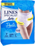 LINES SPECIALIST PANTS PLUS L DA 7 PEZZI PANNOLONI MUTANDINA