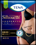 TENA SILHOUETTE PANTS NORMAL NOIR TG. M DA 10 PZ VITA BASSA