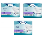 3 BUSTE D TENA FLEX MAXI TG. S DA 22 PEZZI PANNOLONI CON CINTURA 