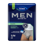 TENA PANTS ACTIVE FIT NORMAL GRIGIO TG. S/M DA 9 PEZZI 