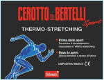 CEROTTO DR. BERTELLI THERMO- STRETCHING KELEMETA PRIMA E DOPO LO SPORT 