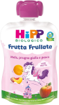 HIPP FRUTTA FRULLATA BIO  Mela, Prugna Gialla e Pesca UNICORNO 90 GR