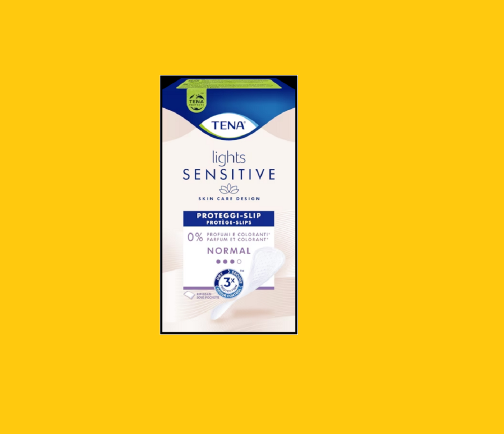 Tena Lights Sensitive Normal Proteggislip per Perdite Urinarie – Salvaslip Assorbenti 22 Pezzi