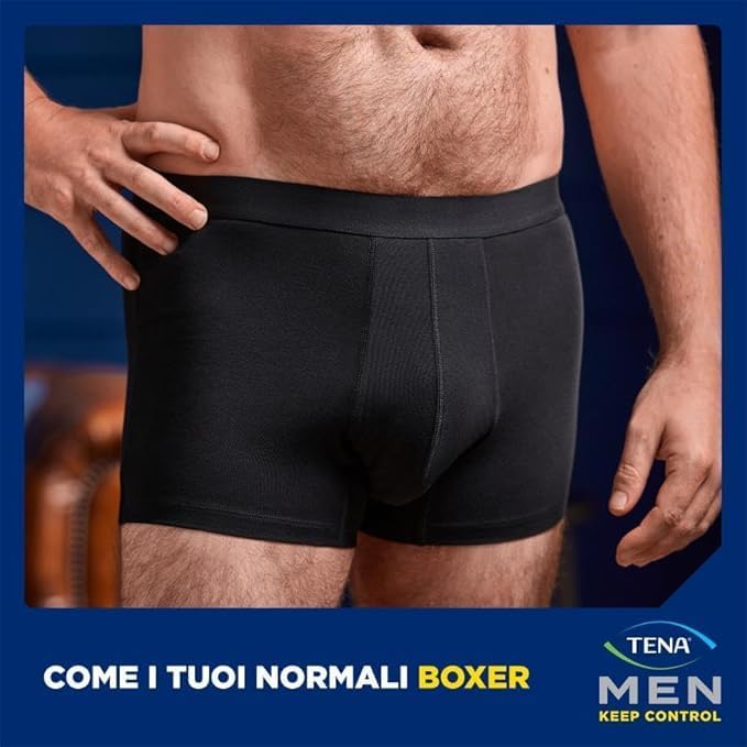 TENA Men Protective Boxer Lavabile Taglia XL – Boxer Assorbente Uomo per Perdite Urinarie Leggere Riutilizzabile - immagine 3